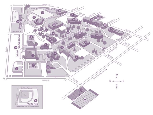 University Of Idaho Campus Map Map